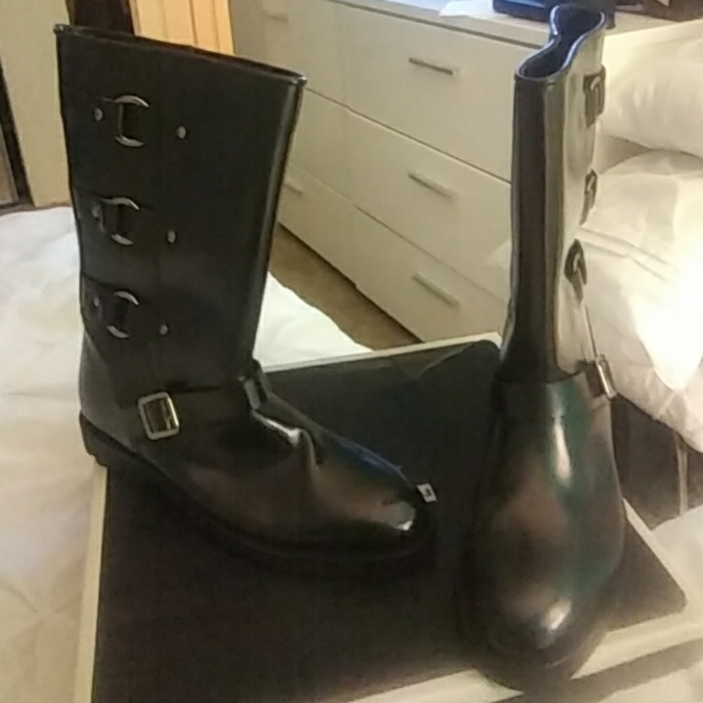Giorgio Brutini Black Genuine Leather Boots